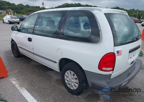 2000 Plymouth Voyager z USA, uszkodzony, nr VIN 2P4FP25B7YR548022